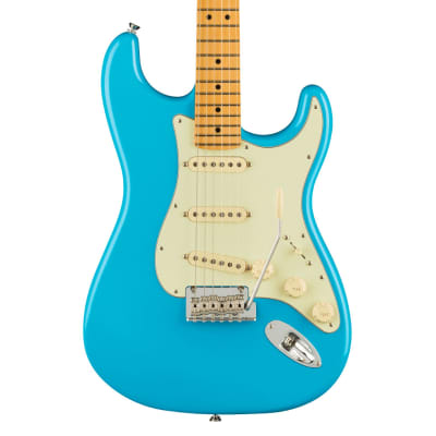 Fender American Professional II Stratocaster - Miami Blue w/ Maple FB image 3