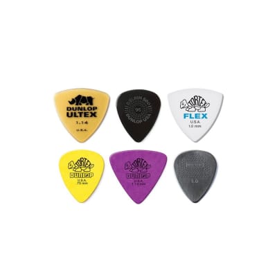 Dunlop PVP117 Bass Pick Variety Pack - 6 Pack image 2