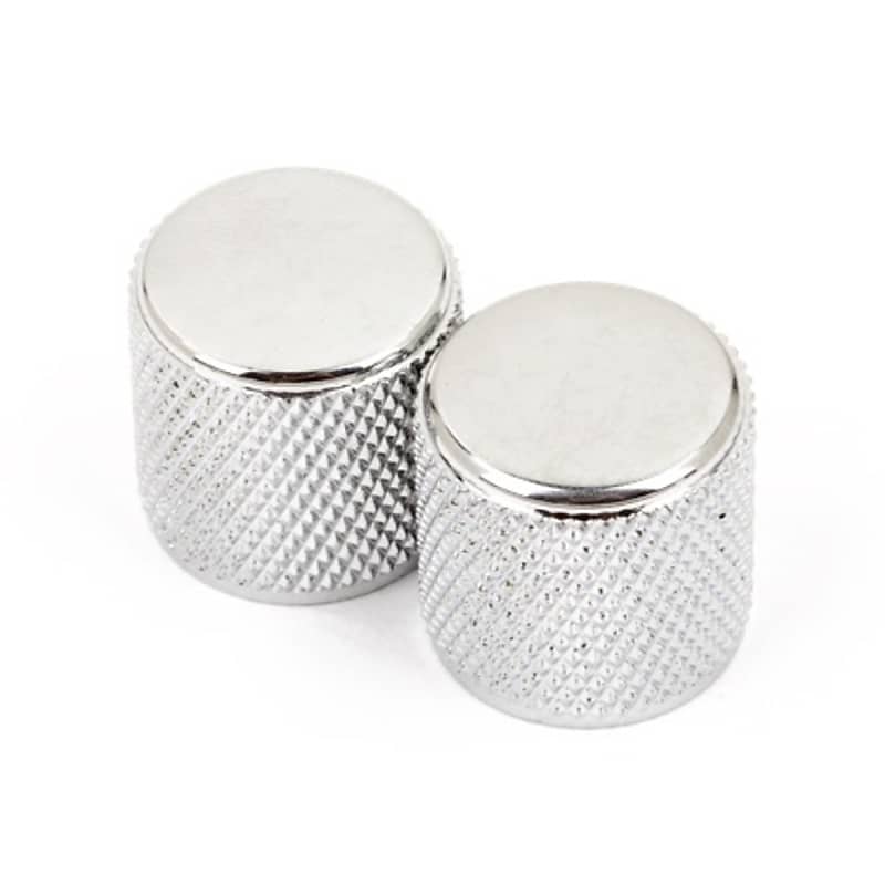Fender Tele / P Bass Knob Set - Chrome image 1