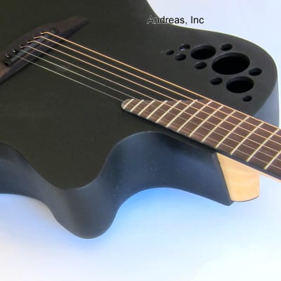 Ovation Elite TX Deep Contour Acoustic-Electric Guitar - Black image 4