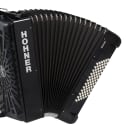 Hohner Bravo III 72 Bass Black Piano Accordion Acordeon +GigBag, Straps, Shirt Authorized Dealer