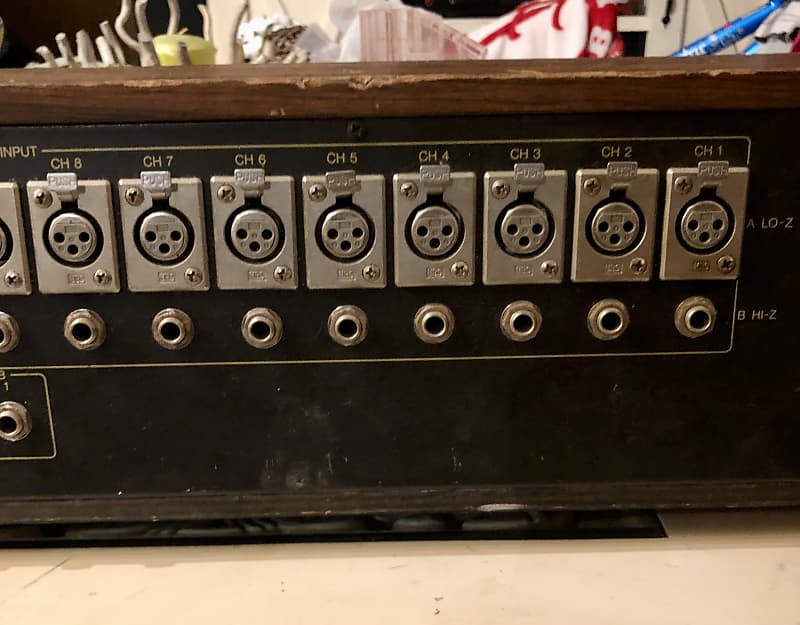 Yamaha Vintage MQ1602 16 Channel Mixing Board - Wood and