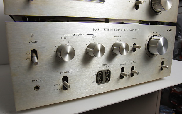 JVC JA-S11 Vintage Stereo Integrated Amp and JT-V11 AM/FM Stereo Tuner Pair