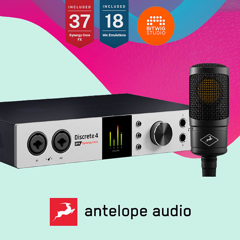 Antelope Audio Discrete 4 Pro Synergy Core & Edge Solo GIFT