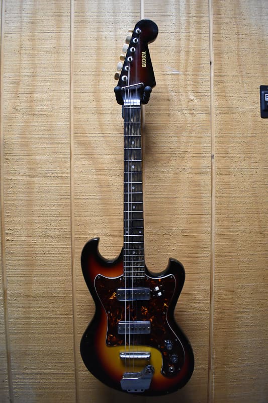 Teisco Global 1960's Electric Guitar Sunburst image 1