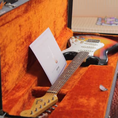 Fender Stratocaster The Neal Schon Collection 1965 Sunburst Provenance included with original case! image 12