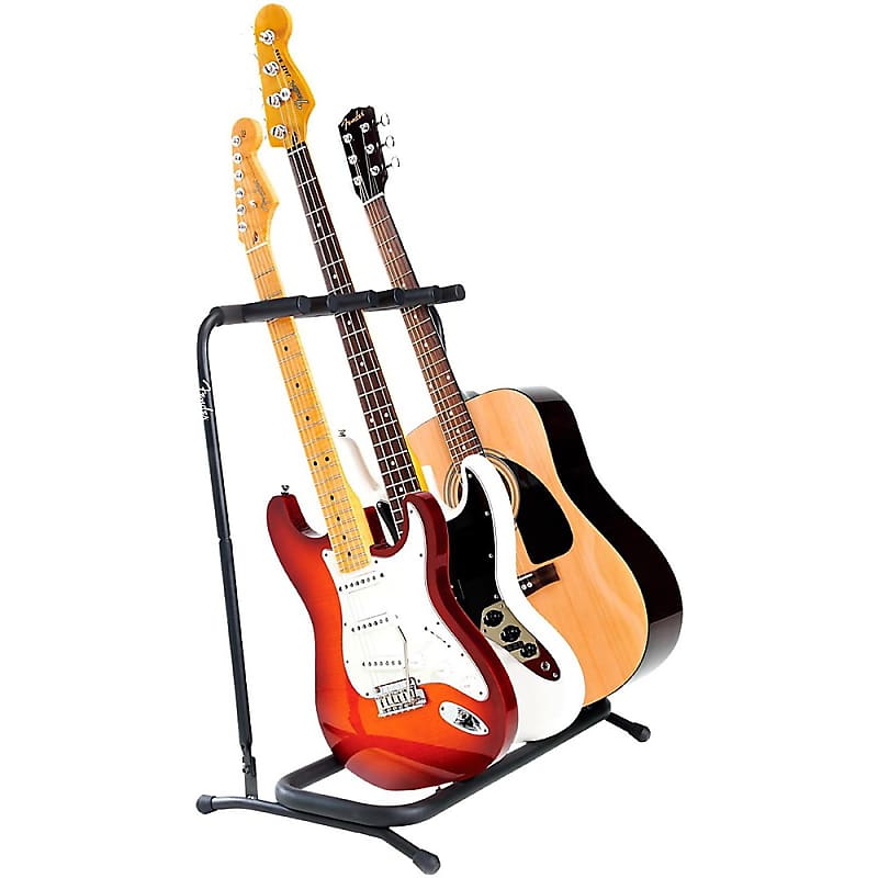 Fender Folding 3-Guitar Stand image 1