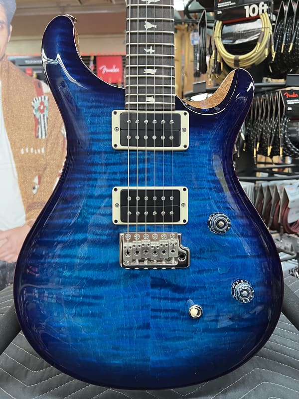 PRS CE-24 Electric Guitar - Custom Color - Blue Matteo | Reverb