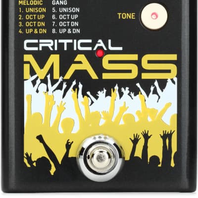 TC-Helicon Critical Mass Vocal Harmony Effects Pedal | Reverb
