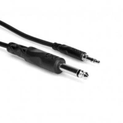Hosa CMP-110 1/4" TS to 3.5mm (1/8") TRS Cable - 10ft image 3