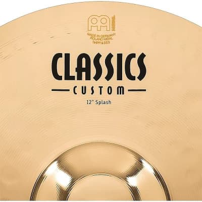 Meinl Classics Custom CC12S-B 12" Brilliant Splash Cymbal (w/ Video Demo) image 6