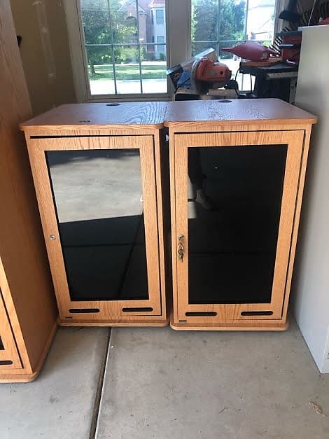 Da-Lite Equipment Rack w/ Wood Finish