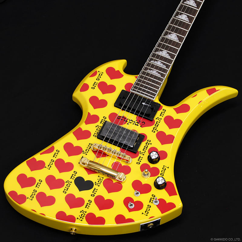 Burny MG-165S HY Yellow Heart, hide Signature Model, Made in Japan 