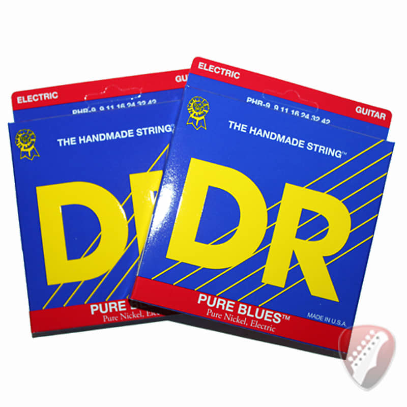 DR Strings Pure Blues PHR 9 Electric Guitar Strings 9 42 Double