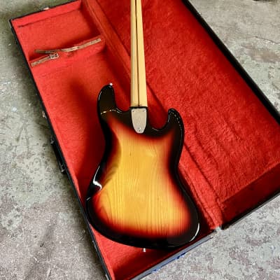 LEFTY! -Fender Jazz Bass JB-75 LH 2012 - Sunburst 1975 reissue left handed original MIJ Japan image 11