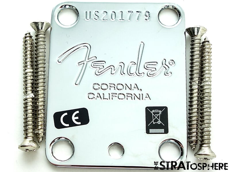 American Fender Professional Stratocaster Strat NECK PLATE | Reverb UK