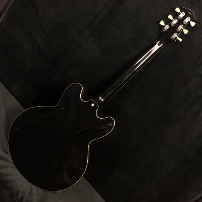 2018 Peerless Hardtail Black #6327 Semi Hollow Electric Archtop Guitar image 6