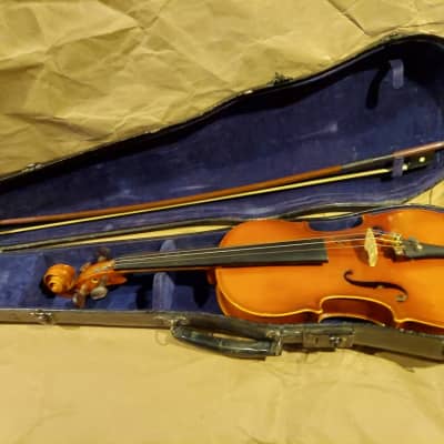 Suzuki Kiso #6 Stradivarius Copy (3/4 Size) Violin, Japan, 1967, with case & bow for sale
