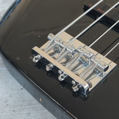 1990's Fernandes PJ-60 Electric Bass Guitar (Black) | Reverb