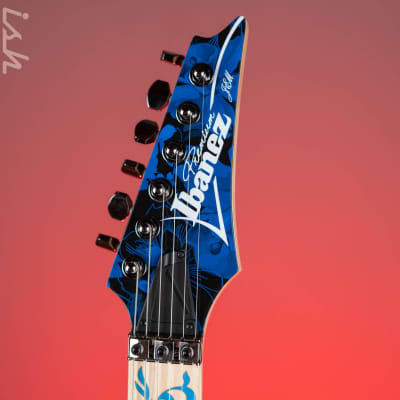 Ibanez JEM77P Steve Vai Signature JEM Premium Series Electric Guitar Blue Floral Pattern image 5