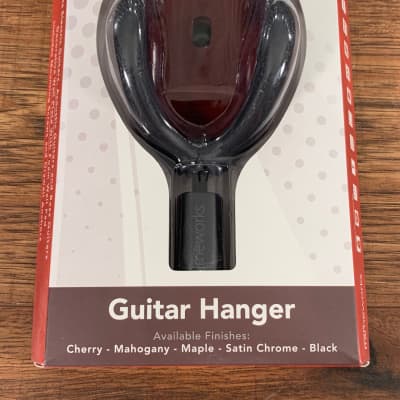 Gator Frameworks GFW-GTR-HNGRCHR Guitar Wall Hanger Cherry image 1