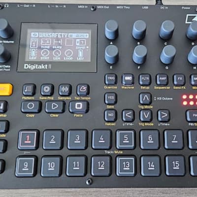 Elektron Digitakt II + Decksaver… Elektron Digitakt II + Decksaver | Reverb
