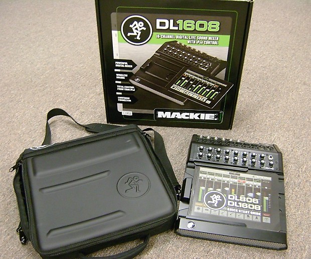 Mackie DL1608 iPad interface mixer Reverb
