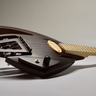 Murray Kuun Avanti electric ukulele 2022 mahogany stained image 1