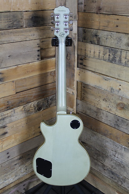 2013 Epiphone Les Paul Custom PRO TV Silver Limited Edition | Reverb