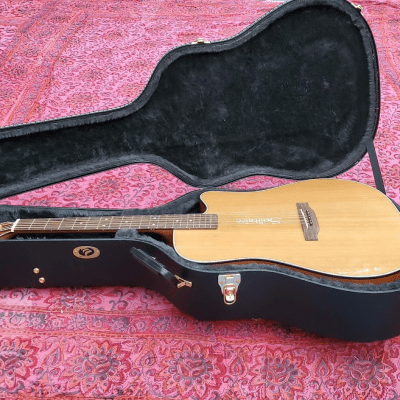 Boulder Creek Guitar, Acoustic-Electric Solitaire, Natural ECR3-N w/Hard Shell Case for sale