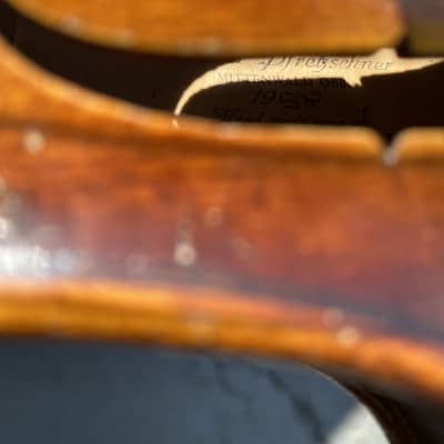 1958 Scherl and Roth vintage violin E.R Pfretzschner Stradivarius copy image 5
