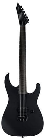 ESP LTD M-HT Black Metal Series Electric Guitar Black Satin image 1