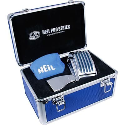 Heil Sound The Fin Dynamic Chrome Vocal Microphone (Blue LEDs) 885936695113 Chrome / Blue image 3