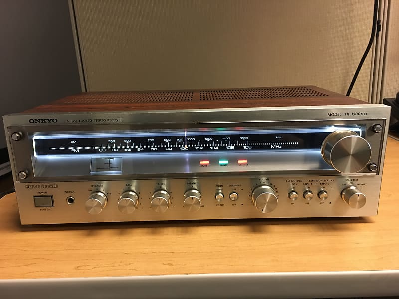 Vintage Onkyo TX1500 MKII, Restored, Fully Operational, Reverb