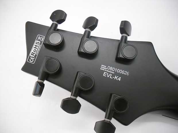 Cort EVL K4 Black Matte electric guitar | Reverb
