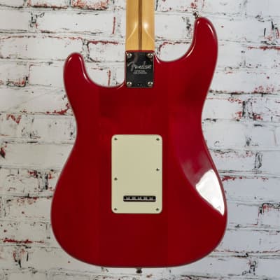 Fender 2000 Deluxe Fat Stratocaster HSS Electric Guitar, Transparent Red w/ Original Case x5216 (USED) image 7
