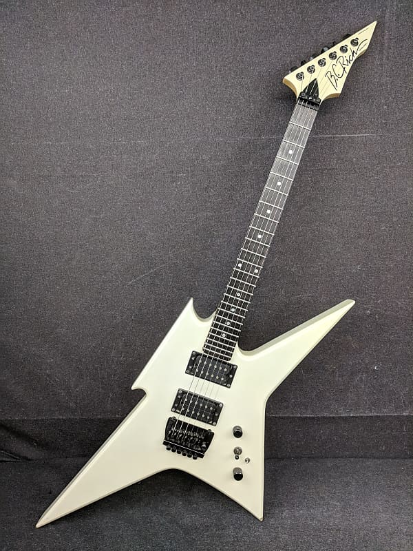 BC Rich Iron Bird Platinum Series Aged White Electric Guitar