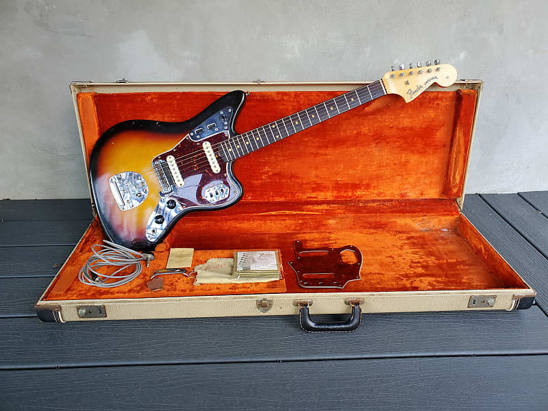 1963 Fender Jaguar Electric Guitar with Original Case image 1