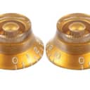 Allparts Vintage Style Gold Bell Knobs (Qty 2)