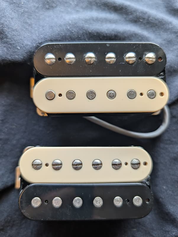 Gibson Burstbucker type 3 Pickup set Zebra Neck and Bridge