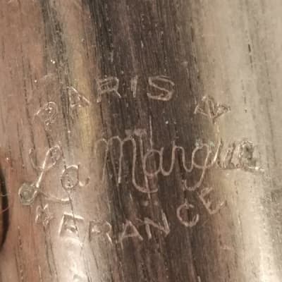 La Marque  Paris France Wood Soprano Clarinet with case and accesssories image 4