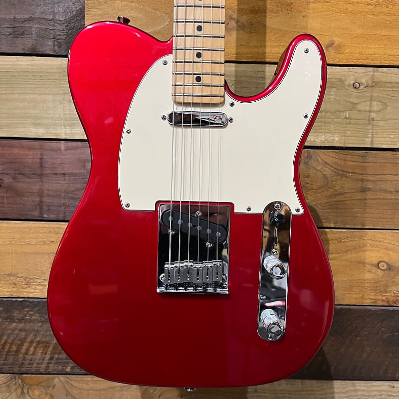 Red telecaster deals maple neck