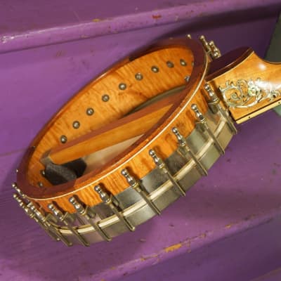 1920s/2000s Vintage/Antonio Tsai Fancy 5-String Openback Banjo image 24