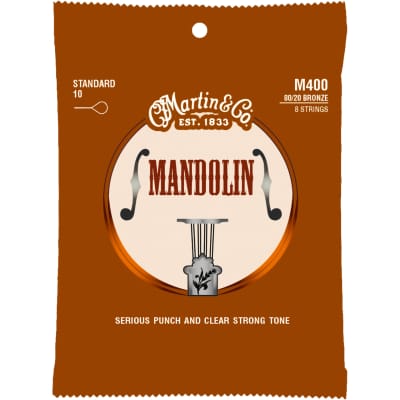 Martin M400 Mandolin Strings 80/20 Bronze, 10-34 image 1