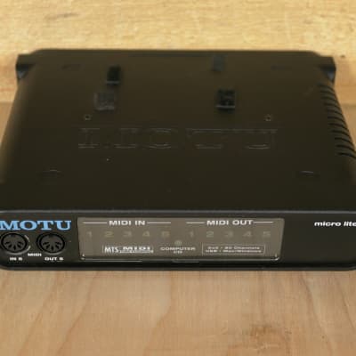 MOTU micro lite 5x5 USB MIDI interface 