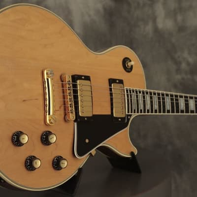 all original 1976 Gibson Les Paul Custom NATURAL w/ohsc VERY CLEAN!!!  Natural image 12