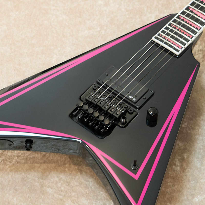 ESP EDWARDS E-ALEXI PINK SAWTOOTH w/SPECIAL GUITAR GIG BAG