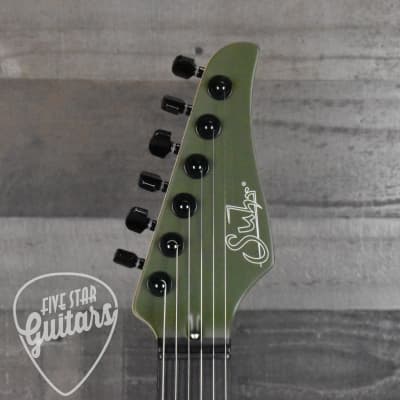 Suhr Modern Terra Limited Edition - Dark Forest Green with Hard Shell Case image 4