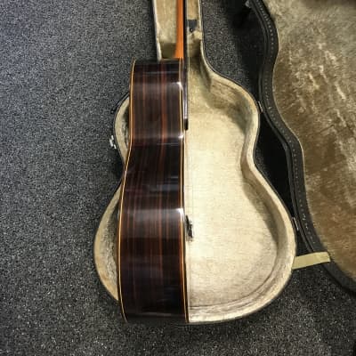 Aria concert classical guitar AC40 made in Japan 1970s in excellent condition with vintage hard case included . image 8