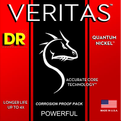 DR Strings VTE-10 Veritas Quantum Nickel Medium 10-46 Electric Guitar Strings image 3